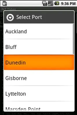 NZ Tides android App screenshot 0